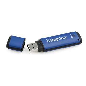Kingston Technology DataTraveler Vault Privacy 3.0 16GB USB flash drive USB Type-A 3.2 Gen 1 (3.1 Gen 1) Blue