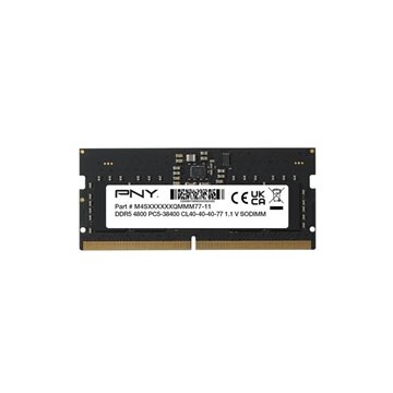 Computer memory PNY Performance RAM module 16GB DDR5 SODIMM 4800MHZ (MN16GSD54800-BLK)
