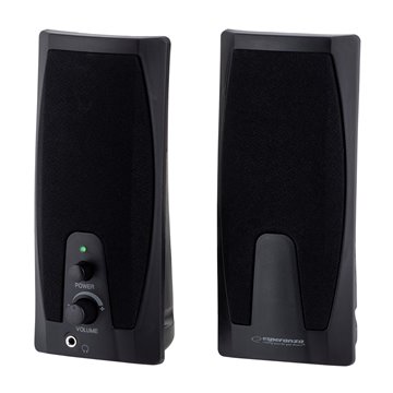 Esperanza EP110 loudspeaker 2-way 6 W Black Wired