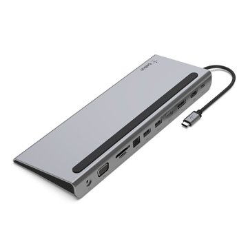 Belkin INC004BTSGY laptop dock/port replicator Wired USB 3.2 Gen 1 (3.1 Gen 1) Type-C Black  Grey