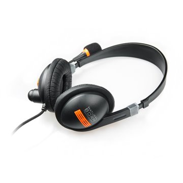 NATEC Drone Headset Wired Head-band Calls/Music Black  Orange