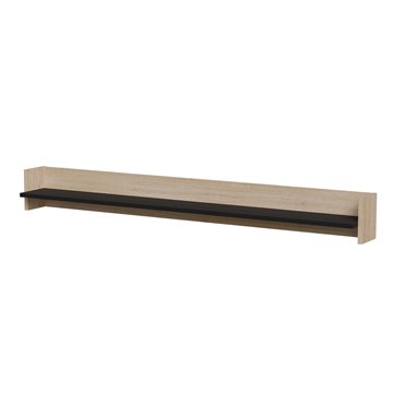 Cama Shelf PORTO 150x18x16.5 oak/black