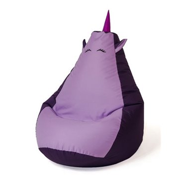 Sako bag pouffe Unicorn purple-light purple XXL 140 x 100 cm