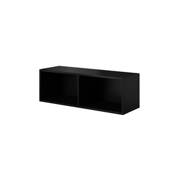 Cama open storage cabinet ROCO RO2 112/37/37 black