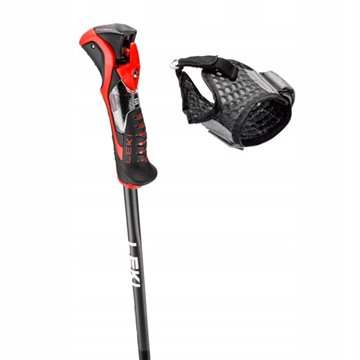 LEKI POLES 3D ??AIRFOIL black/red 120
