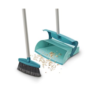 Leifheit 41405 dustpan/dustpan set Black  Grey  Turquoise
