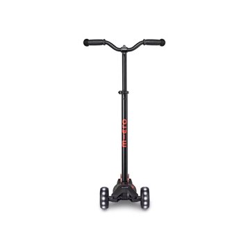 Maxi Micro Deluxe Pro LED scooter Black Red