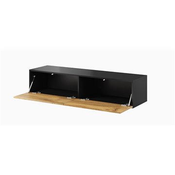 Cama TV stand VIGO 140 30/140/40 black/wotan oak