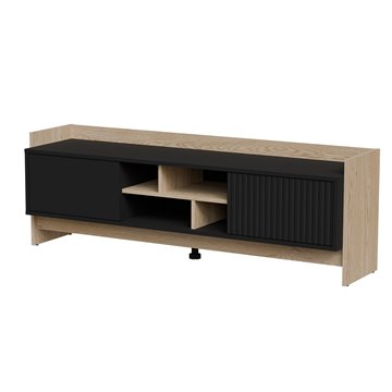 Cama RTV PORTO 2D cabinet 150x38x50 oak/black