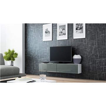 Cama TV stand VIGO 140 30/140/40 white/grey gloss