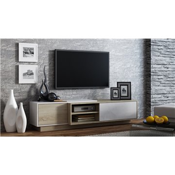 Cama TV cabinet SIGMA1 180 sonoma oak/white gloss