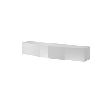 Cama TV stand VIGO SLANT 180cm (2x90) white/white gloss