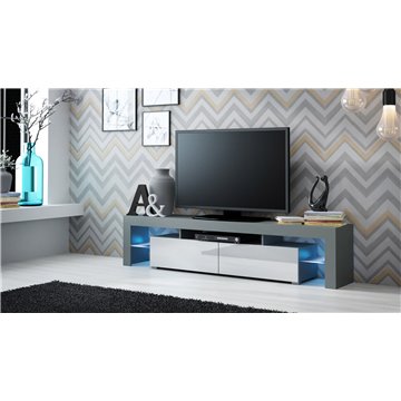 RTV SOLO cabinet 200x45x35 grey/gloss white