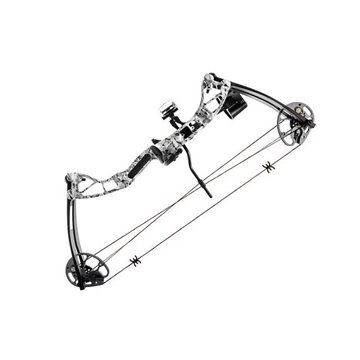 Poe Lang EK Skull Rex Compound Bow White/Black  15-55 LB (Co-029ml)