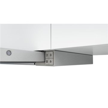 Bosch Serie 4 DFT63AC50 cooker hood Semi built-in (pull out) Silver 360 m3/h