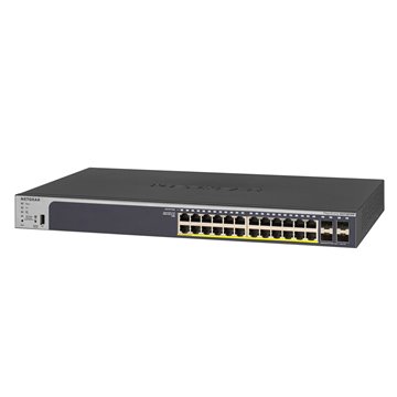 NETGEAR GS728TPP Managed L2/L3/L4 Gigabit Ethernet (10/100/1000) Power over Ethernet (PoE) 1U Black