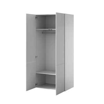 Wardrobe PAFOS 2D 90x55.5x198.5 white matt
