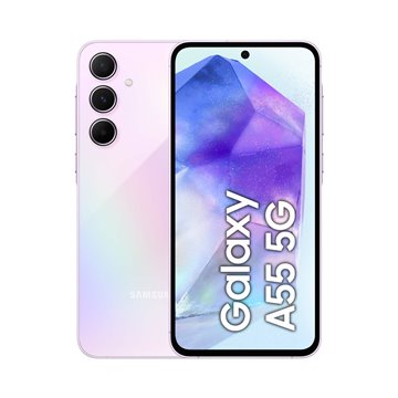 Samsung Galaxy A55 5G 16.8 cm (6.6 ) Hybrid Dual SIM Android 14 USB Type-C 8 GB 128 GB 5000 mAh Lilac