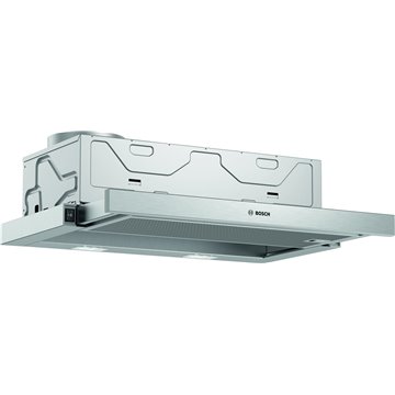 Bosch Serie 2 DFM064W54 cooker hood Semi built-in (pull out) Metallic  Silver 388 m3/h