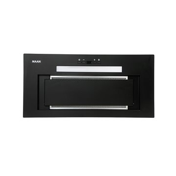 Built-in under-cabinet kitchen hood  MAAN Ares M 60 soft touch 570 m3/h  Black