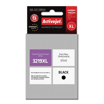 Activejet AB-3219BNX Ink (replacement for Brother LC3219Bk XL Supreme 65 ml black)