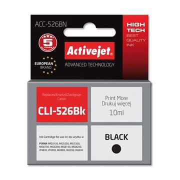 Activejet ACC-526BN Ink (replacement for Canon CLI-526Bk Supreme 10 ml black)