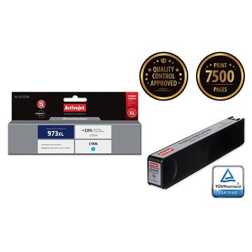 Activejet AH-973CRX ink (replacement for HP 973XL F6T81AE Premium 105 ml cyan)