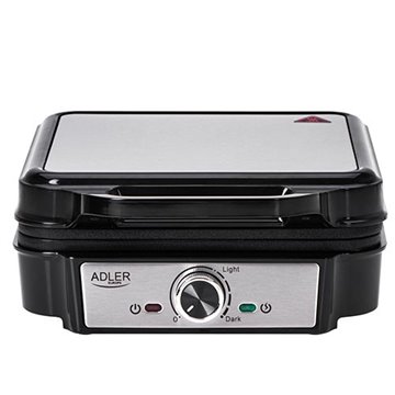 Adler AD 3083 waffle iron 4 waffle 1800 W Black  Silver