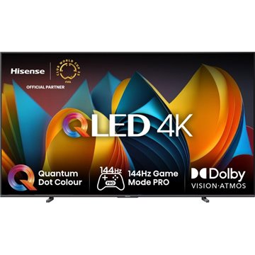 Hisense 100E7NQ PRO TV 2.54 m (100 ) 4K Ultra HD Smart TV Wi-Fi Black 500 cd/m2