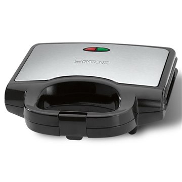 Clatronic ST 3778 sandwich maker 750 W Black  Stainless steel