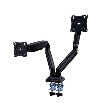 Gembird MA-DA2-03 monitor mount / stand 88.9 cm (35 ) Black Desk
