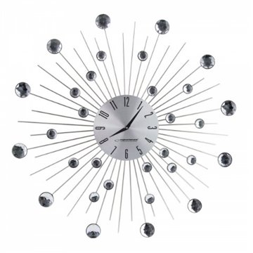 Esperanza EHC002 wall clock Mechanical wall clock Round Stainless steel