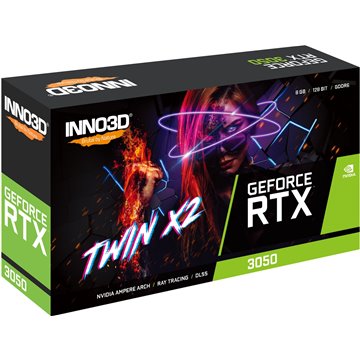 Inno3D GeForce RTX 3050 Twin X2 NVIDIA 8 GB GDDR6