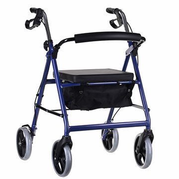Four-wheel rehabilitation stand