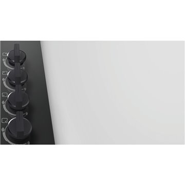 Bosch POH6B6B10 hob Black Built-in Gas 4 zone(s)