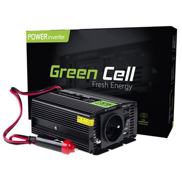 Green Cell INV06 power adapter/inverter Auto 150 W Black