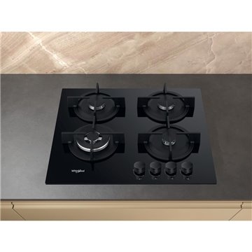 Whirlpool AKT 625/NB1 Black Built-in 59 cm Gas 4 zone(s)