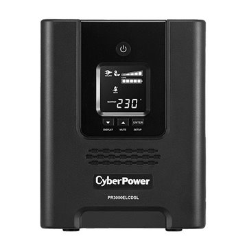 CyberPower PR3000ELCDSL uninterruptible power supply (UPS) Line-Interactive 3 kVA 2700 W 9 AC outlet(s)