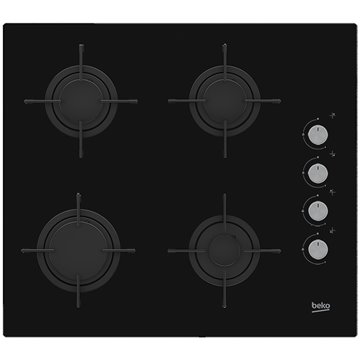 Beko HILG64120S hob Black Built-in 60 cm Gas 4 zone(s)