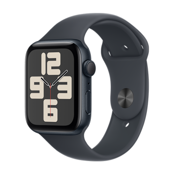 Watch Apple Watch SE (2024) GPS 44mm Midnight Aluminium Case with Sport Band M/L - Midnight 