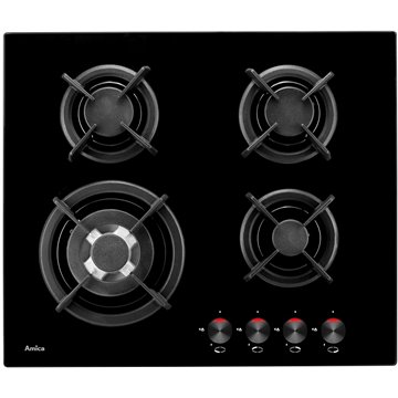 Amica PG6411SR hob Black Built-in Gas 4 zone(s)