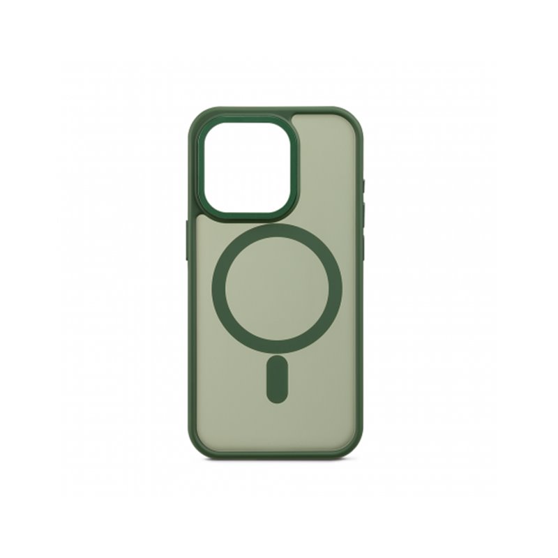 C&C - Berry Custodia protettiva con magnete per iPhone 15 Pro - Green C&C - Berry Custodia protettiva con magnete per iPhone 15 Pro - Green