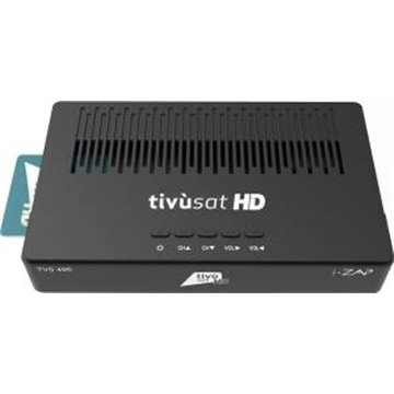 I-Zap Decoder TVS495 DVB-S2 HEVC 10 BIT HD/USB Tiv�sat + Telecomando Universale 2in1