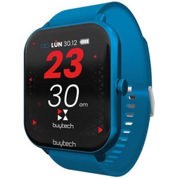 Techmade Smartwatch BuyTech Alfa Quadrato Allum. 1.83" Blu