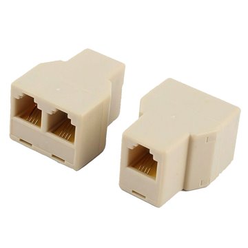 Accoppiatore telefonico 2x 6P6C F a 6P6C F