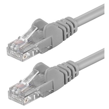 Cavo di rete Patch in Rame Cat. 5e Grigio UTP 20 m