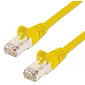 Cavo di rete Patch in Rame Schermato Cat. 5e Giallo F/UTP 10 mt