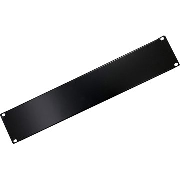 Pannello Cieco per Armadi Rack 19'' Nero 2 Unità