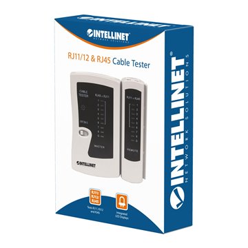 Tester di Rete per Cavi RJ11/12 & RJ45 