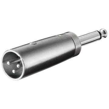 Adattatore XLR Cannon Maschio ad Audio 6,35mm Maschio Mono
